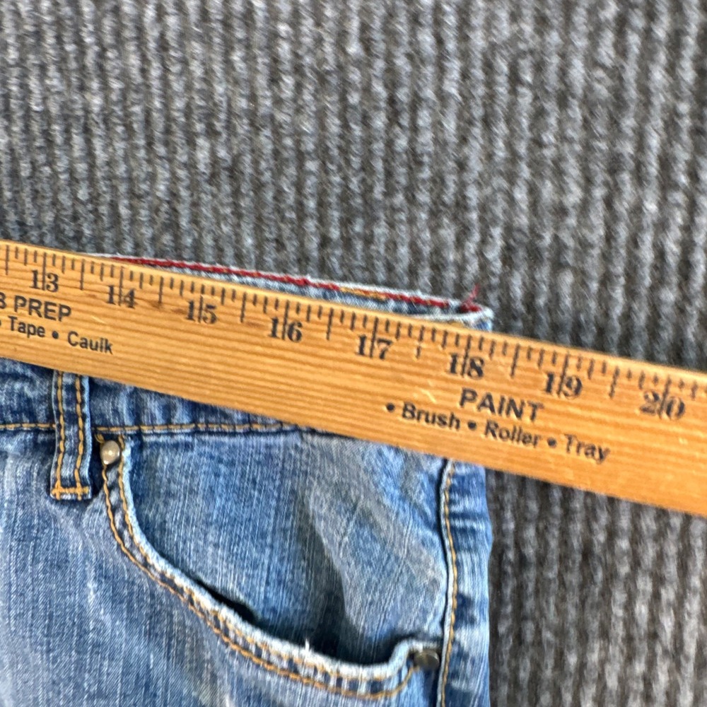 VTG Y2K Tommy Hilfiger Jeans Womens 16 Light Wash Denim Logo Bootcut Retro - Picture 6 of 11
